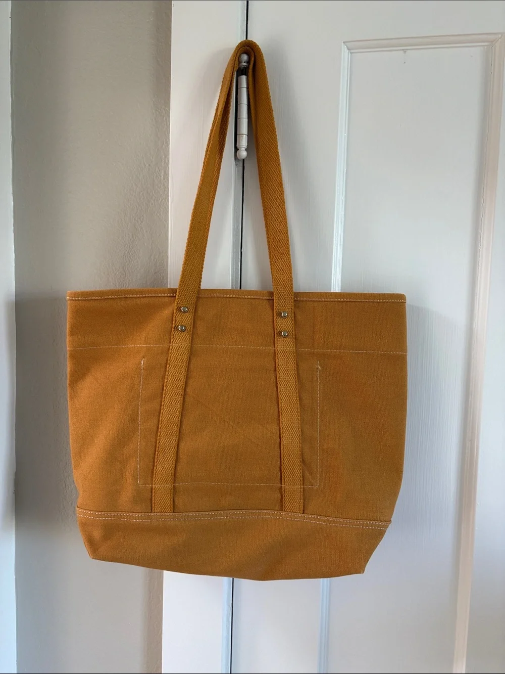 Immodest Cotton Mustard Small East West Tote New